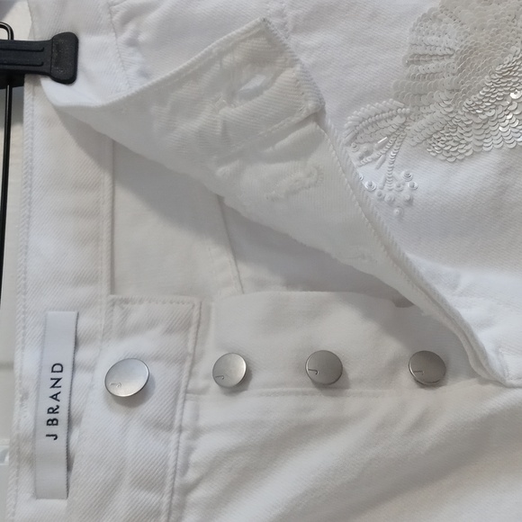 🤍J Brand🤍 - White Estella Bonny Mid-Rise Mini Skirt - Picture 8 of 16